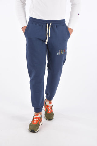 Embroidered logo sweat jogger pants