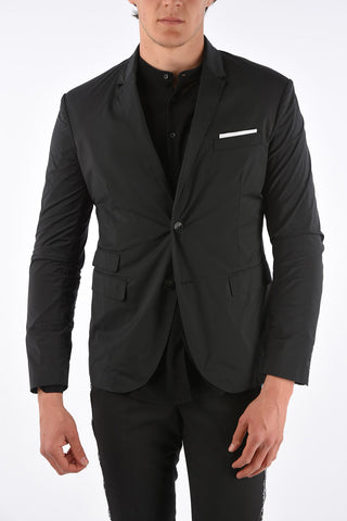 Slim fit notch lapel 2-button blazer