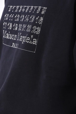 Crewneck Sweatshirt with Embroidered Logo