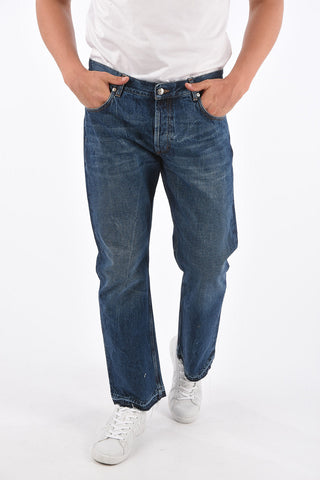 Frayed Hem Slim Fit Stoweshed Jeans