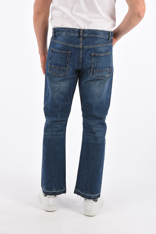 Frayed Hem Slim Fit Stoweshed Jeans