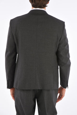 slim fit side vents notch lapel belt loops 2-button suit