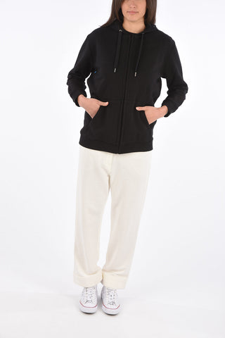 Sweatshirt with Polka Dot Tulle Hood