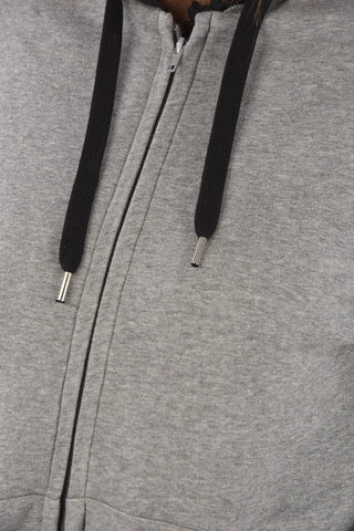 Sweatshirt with Polka Dot Tulle Hood