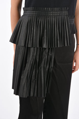 MM6 V-Neck Accordion Jumpsuit
