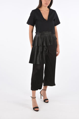 MM6 V-Neck Accordion Jumpsuit