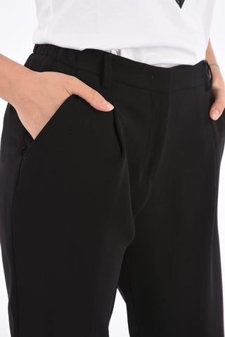 Single Pleat ROMINA Pants with Elastic Waist Band