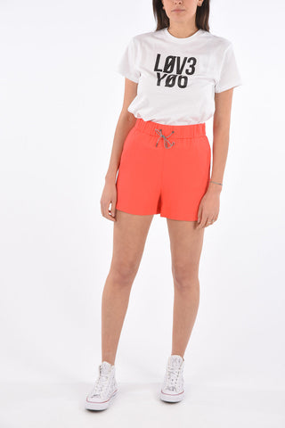 Jetted Pocket Shorts with Drawstring