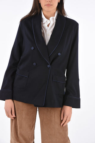 F.R.S cashmere double-breasted blazer