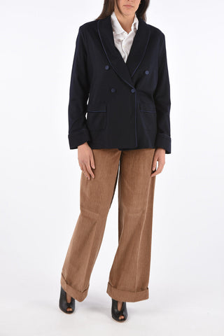 F.R.S cashmere double-breasted blazer