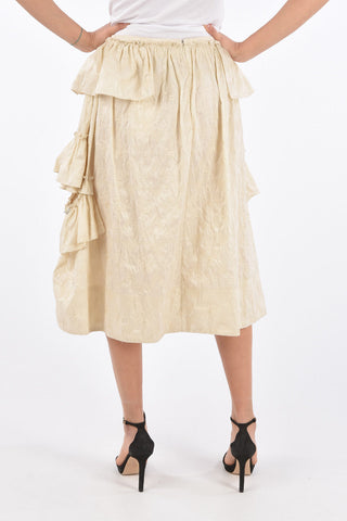 Cut Out Ruffle Skirt