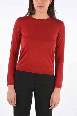 Cashmere Silnk and Wool Crewneck Sweater
