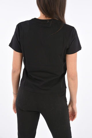T-shirt I LOVE YOU con Stampa Glitterata