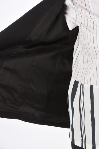 virgin wool center vent blazer