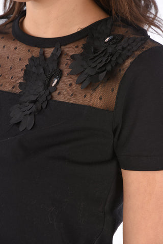T-shirt with Embroidered Detail