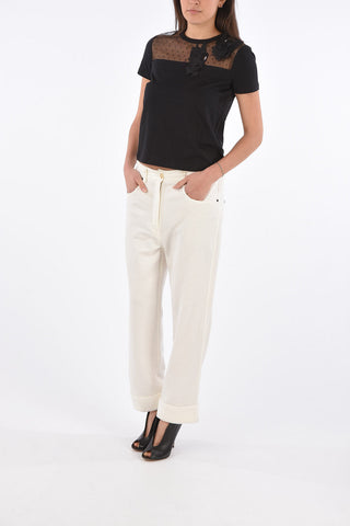 T-shirt with Embroidered Detail