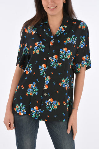 Camicia Stampata a Maniche Corte