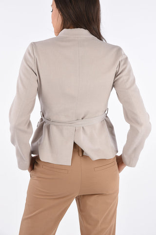3 Button Blazer with Belt