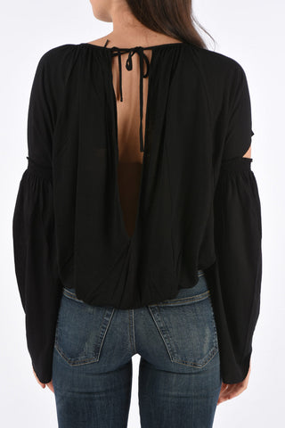 ECOVERO Long Sleeve WENNY Top with Cut Out Details