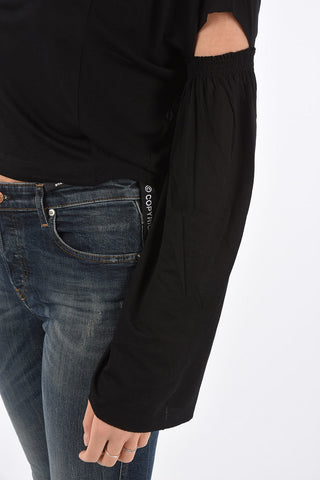 ECOVERO Long Sleeve WENNY Top with Cut Out Details