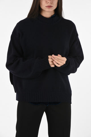 Wool and Cashmere Deconstructed Sweater