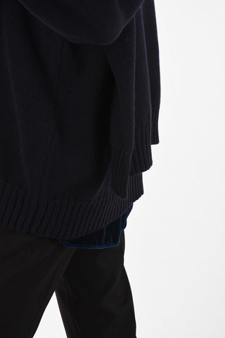 Wool and Cashmere Deconstructed Sweater