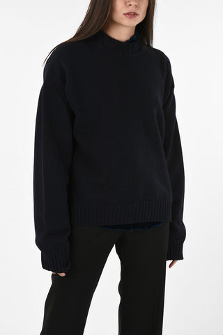 Wool and Cashmere Deconstructed Sweater