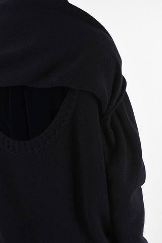 Wool and Cashmere Deconstructed Sweater