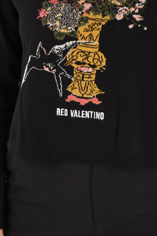 Embroidered Crewneck Sweater