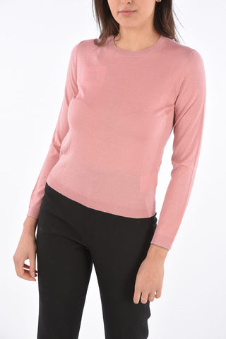 Maglia Girocollo in Lana Seta e Cashmere