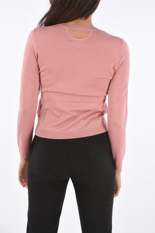 Maglia Girocollo in Lana Seta e Cashmere