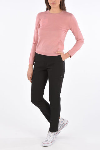 Maglia Girocollo in Lana Seta e Cashmere