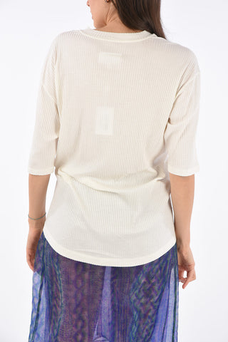 MM6 v-neck ribbed sweater