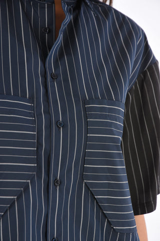 Striped Boxy Fit Shirt