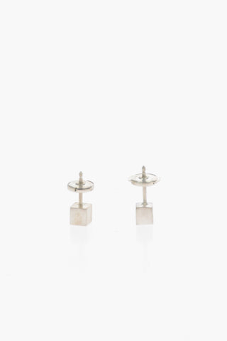 Orecchini  BRANCH CUBE in Argento