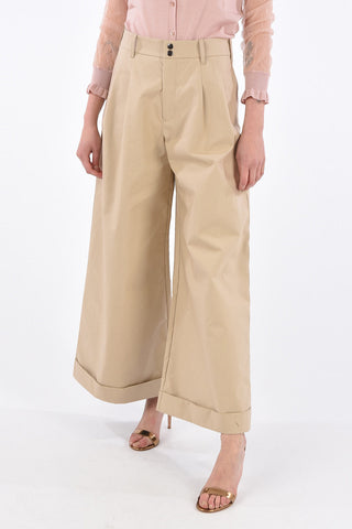 Double Pleat Wide Leg Pants