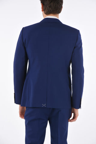 Wool Lined Flap Pocket Blazer