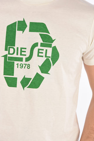 Logo Print T-DIEGOS-N23 Crewneck T-Shirt
