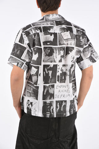 Asymmetrical PHOTOGRAPHIC Short Sleeve Shirt