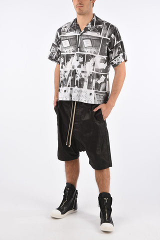 Asymmetrical PHOTOGRAPHIC Short Sleeve Shirt