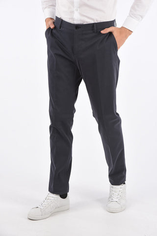 Straight Hem Slim Fit Pants