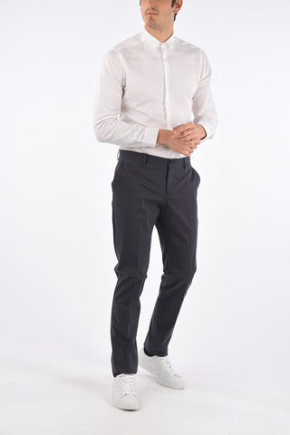 Straight Hem Slim Fit Pants