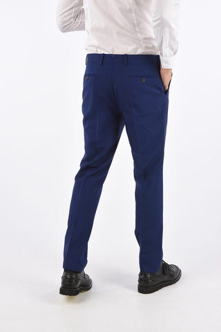 Wool Straight Fit No Hem Pants