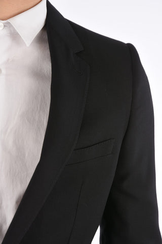 Blazer in Lana Con Revers Classico 