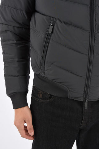 ARMANI JEANS Zip Closure Down Jacket
