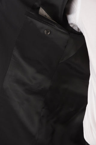 CC COLLECTION  virgin wool RIGHT side vents 2-button suit drop 7R