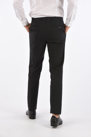 CC COLLECTION  virgin wool RIGHT side vents 2-button suit drop 7R
