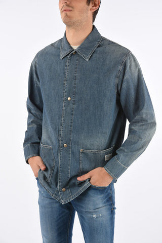 Denim Half Lined Patch Pocket Jacket