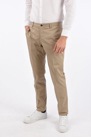 Straight Hem Slim Fit Pants