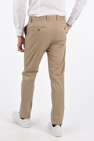 Straight Hem Slim Fit Pants